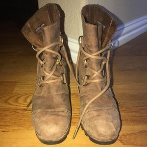 Sorel Brown Ankle Boots